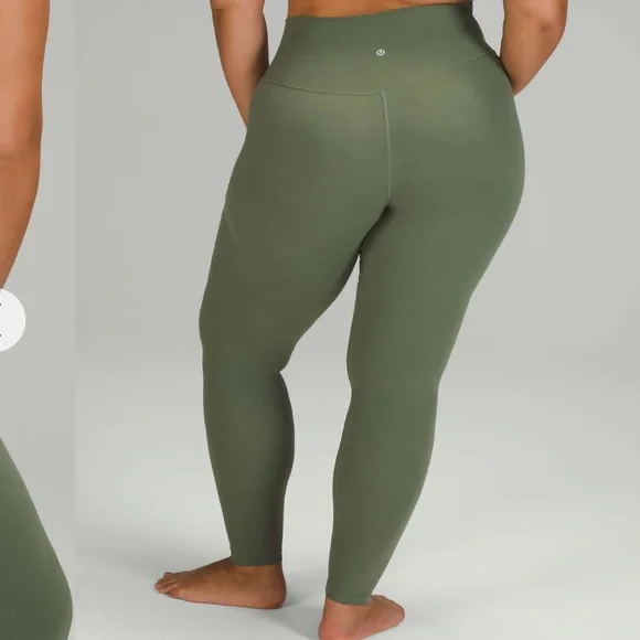 Lululemon | Align High Rise Legging 28 inch Inseam | Green Twill - Picture 2 of 10